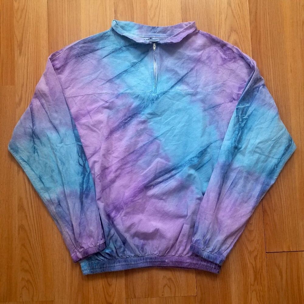 Odyssey Apparel Blue & Purple Tie Dye Pullover